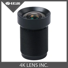 4K LENS 4.35MM Gopro Lens with Dust Ring 1/2.3 Inch 10MP IR 72Degree NON Distortion for Hero 4 Xiaomi Yi SJCAM Camera DJI Drone