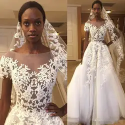 Винтажные африканские кружевные свадебные платья 2019 vestido de noiva черные женские свадебные платья на заказ