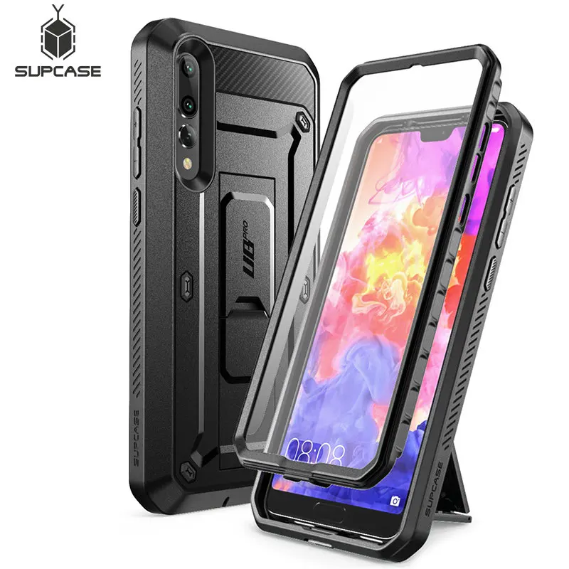 Baratos Para Huawei P20 Pro caso SUPCASE UB Pro pesado cuerpo completo resistente Peotective caso con Protector de pantalla incorporado y soporte