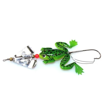 

Hot Sale Crank Bait Low Face 8cm 6g Fishing PC Rubber Soft Frog Fishing Lures 1 Piece