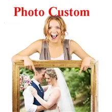 Фото на заказ Алмазная Вышивка Полный круглые кристаллы, Стразы Вышивка крестиком Алмазная мозаика наборы подарок на день рождения 60x60 см U3