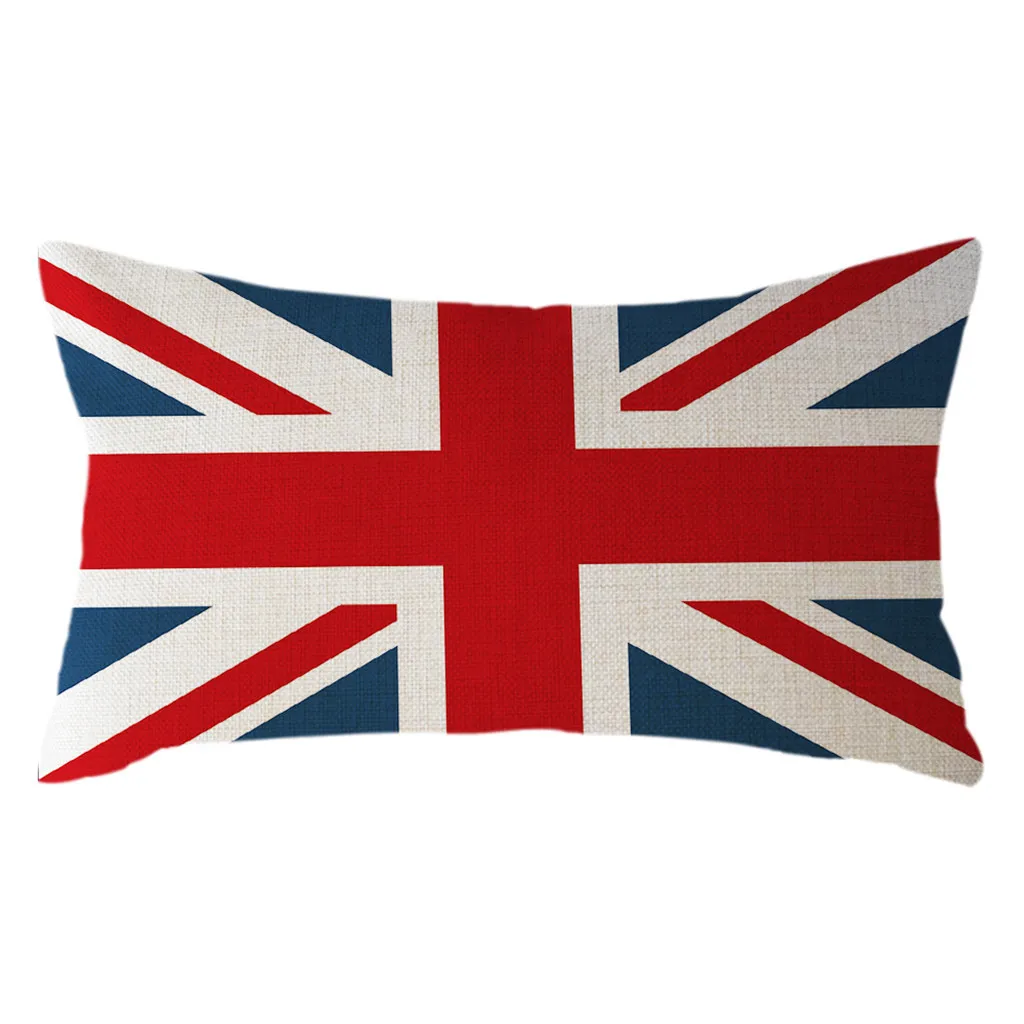 Минималистичный чехол для подушки с национальным флагом, домашнее декоративное белье для спальни, 30x50 см, подушка для дома, чехол для подушки s L300111