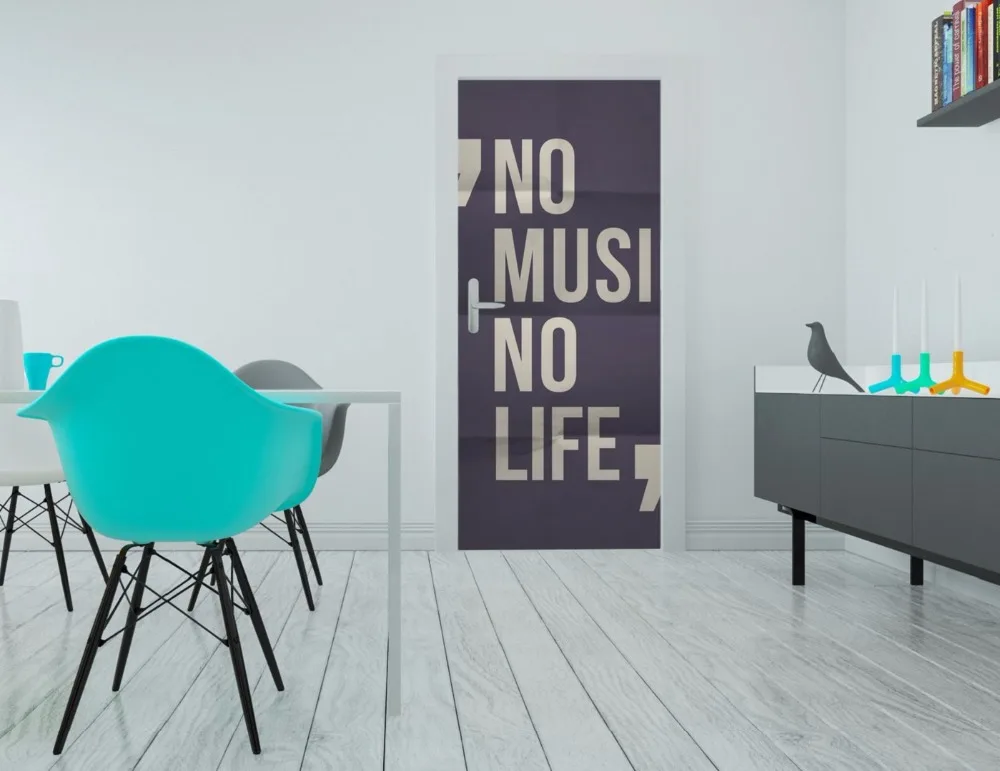 door-stickers-styles-living-room-no-music-no-life-quote-on-folded-in-eight-paper-background