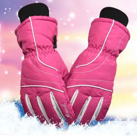 GLV868 Women cycling winter font b glove b font three layers to keep warm from the