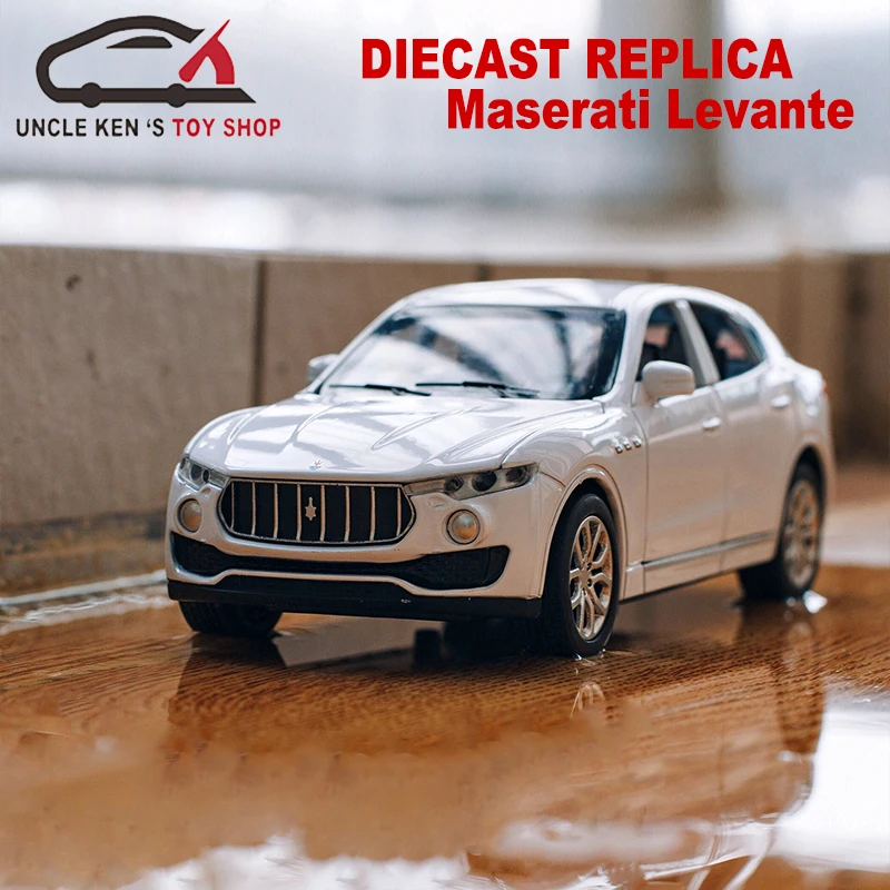 Diecast Levante макет машины 16 см металлические игрушки для мальчиков в подарок с музыкой/светом/откатной функцией