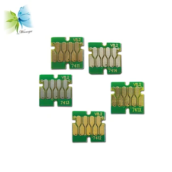 

5 Sets 20 PCS T7411-T7414 Cartridge Chips For Epson Surecolor F6000 F7000 Ink Cartridge