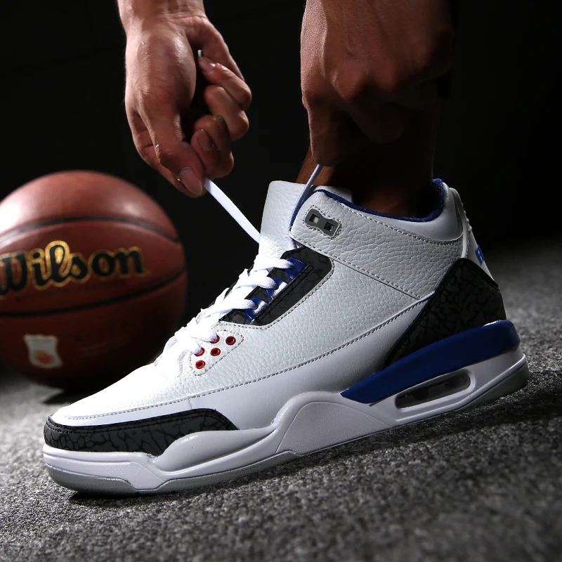 

Original Professional Men Basketball Shoes Air Cushion Zoom High J4 Sneakers Lace Up Sport Retro LBJ JD 4 Boys Outdoor Trainers