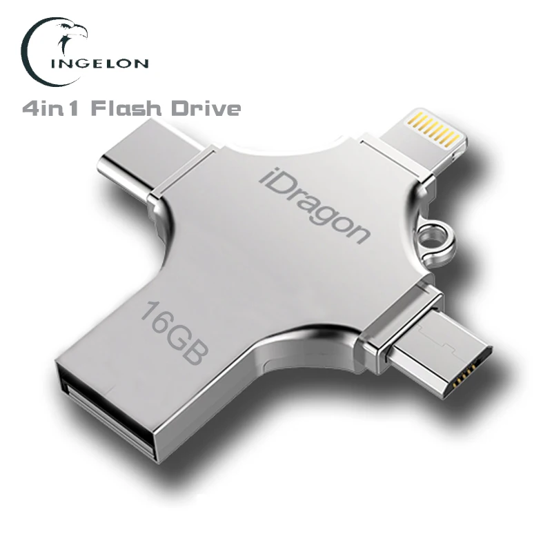 Ingelon Usb Flash 16gb 32gb 64gb 128gb Pendrive otg USB C Type C Encrypted DIY LOGO