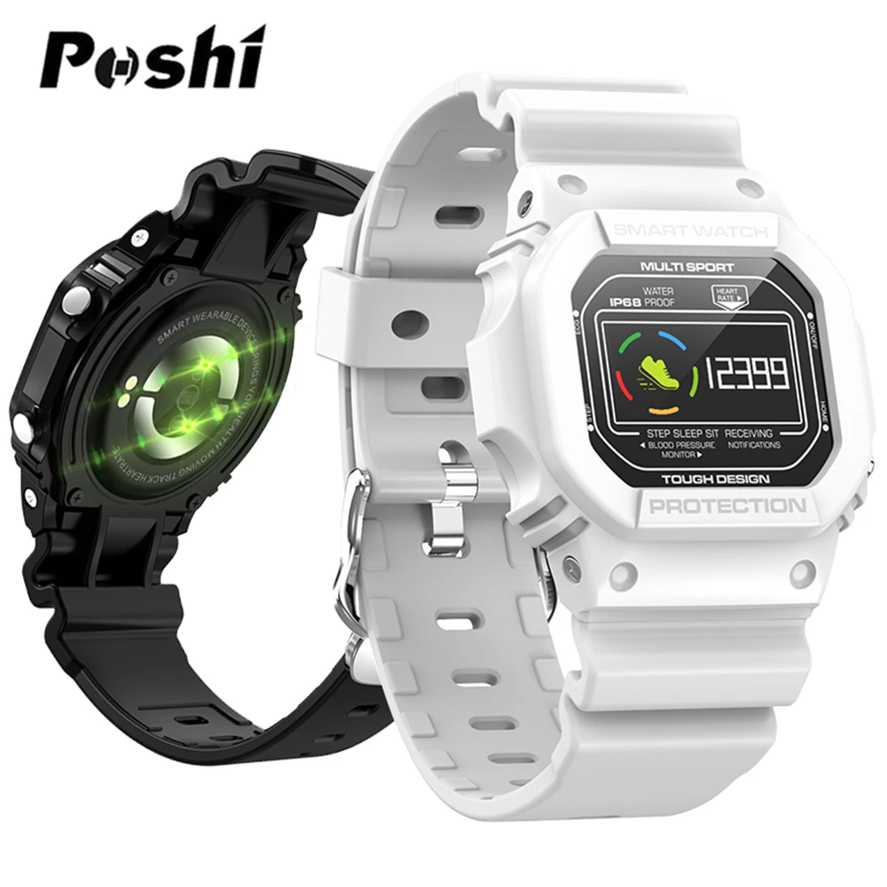 New Sport Waterproof Digital Smart Watch Men Women Blood Pressure Heart Rate Monitor Fitness Watch Tracker Bluetooth Smartwatch