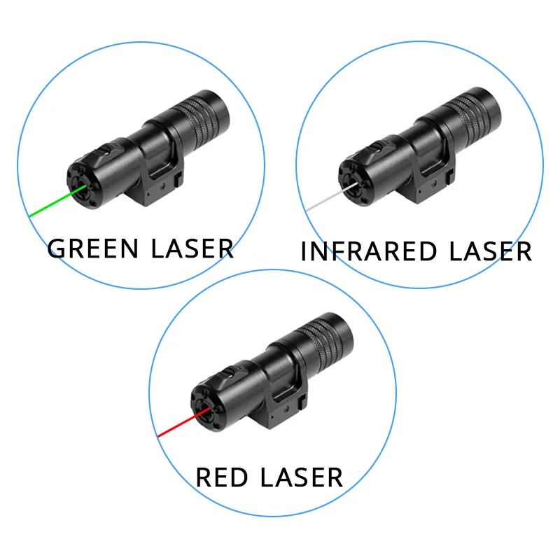Обтекаемый лазерный прицел зеленая охотничья Лазерная Пикатинни монтируемая Ipx8
