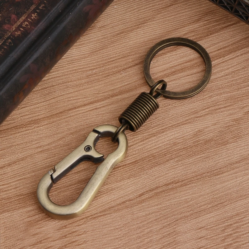 

Carabiner Key Chain Anti Lost Locking Hanging Keychain Retractable Outdoor Tools