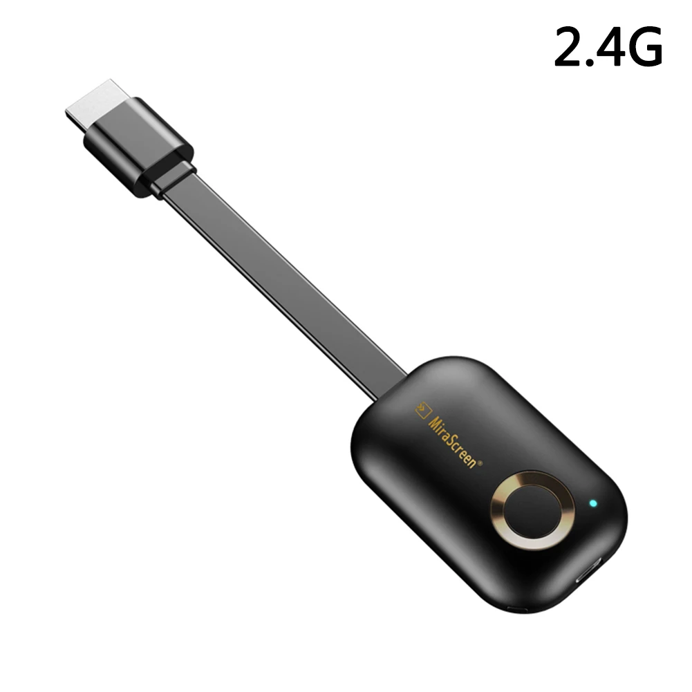 Mirascreen G9 Plus 2,4G/5,0G беспроводной HDMI Wifi дисплей ключ зеркальное отображение 1080P UHD DLNA приемник - Цвет: 2.4G