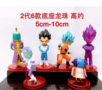 

5pieces Dragon Ball Z Son Goku Vegeta Anime Action Figure PVC New Collection figures toys Collection for Christmas gift