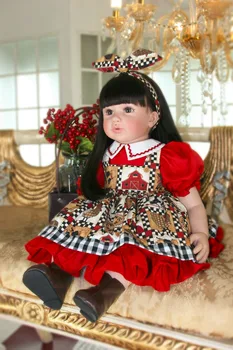 

60cm Exquisite Girl Princess doll bebe reborn Silicone Reborn Baby Doll Toy Like Real Babies Toddler dolls toys