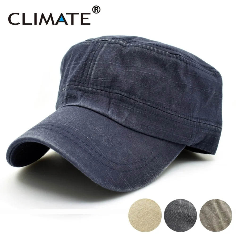Кепка CLIMATE Мужская в стиле милитари однотонная армейская шапка черная