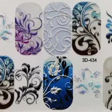 Diy3d трехмерная рельефная наклейка для ногтей бесшовная наклейка для ногтей