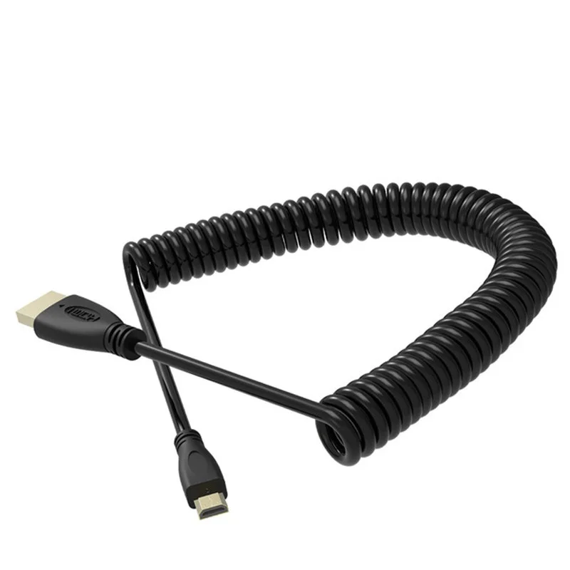 

Spring Micro HDMI To HDMI Cable 3D 4K Gold-plated Male To Male Micro HDMI Cable for Tablet Camera TV XBox