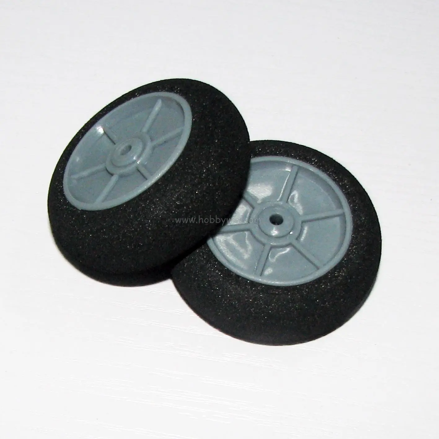 D55*dia 3*H18.5mm EVA Sponge Tyre & Plastic Hub wheels RC model