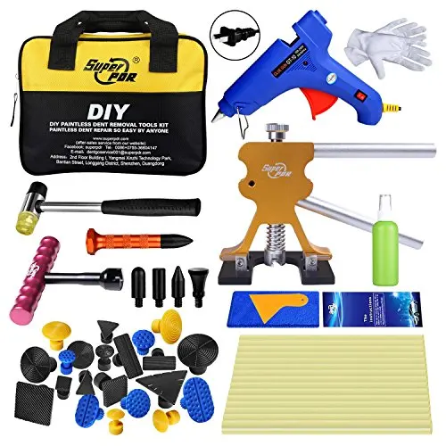 

PDR Tools Removal Super Repair 52pcs Lifter New Car Kit - Bag PDR Tool Gold Dent Pulling Hand Tool Set