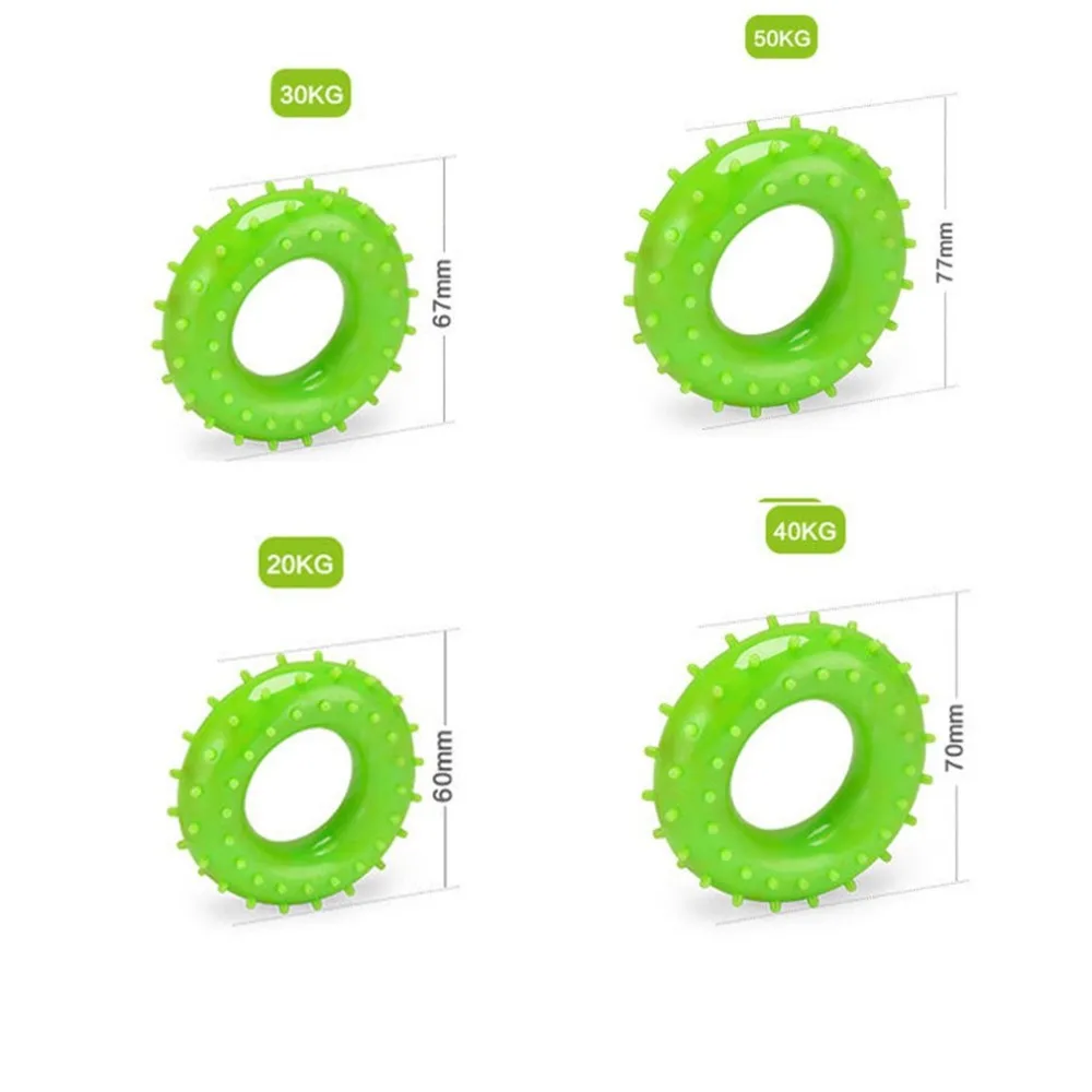 O Ручной Захват сцепление ПВХ кольцо сопротивление руки Группа палец носилки-упражнения для предплечья наручные тренировки карпальный расширитель рук