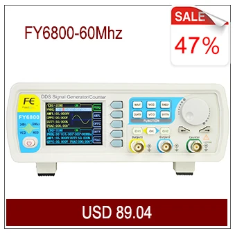 Feeltech FY2300 цифровой DDS двухканальный функциональный частотомер многофункциональный генератор сигналов повышенной стабильности синтезатор