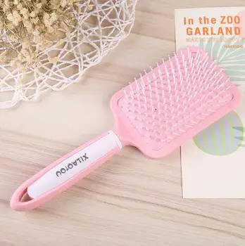 

fashion 2colors Rectangular air bag big board comb hair hair comb plastic nylon wire massage comb beauty tools