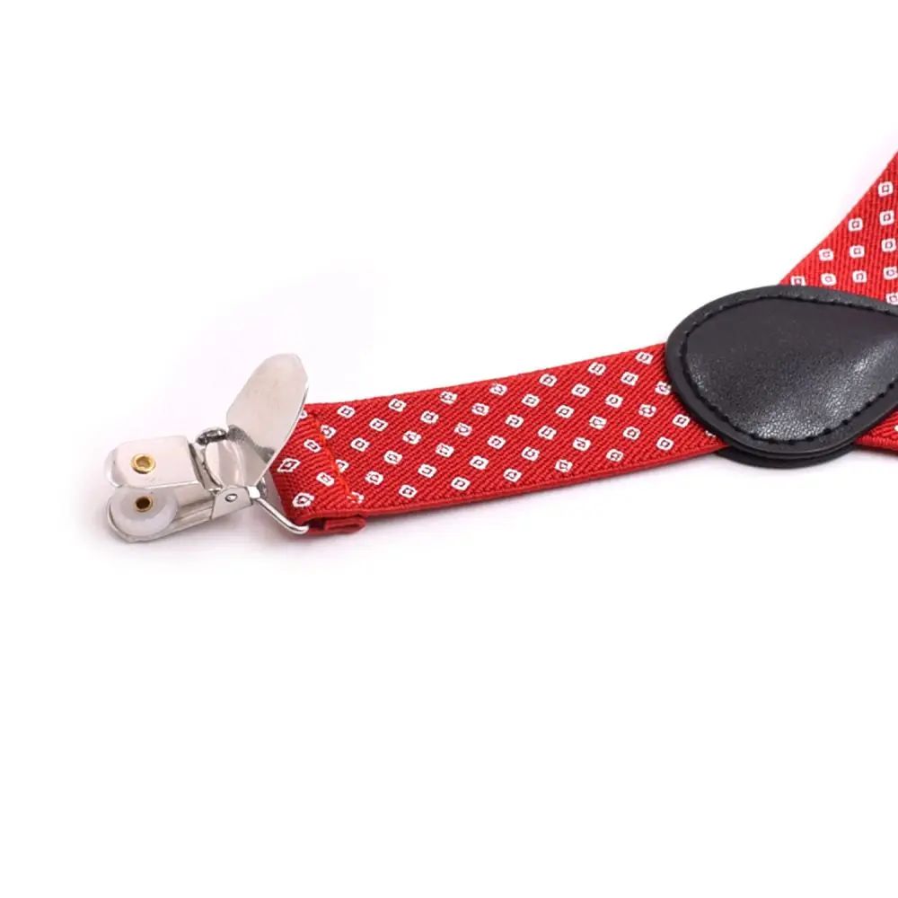 AEbone красный галстук-бабочка в крапинку комплект подтяжки для девочек эластичный ремень на подтяжках для детей розовый фиолетовый Jartiyer Tirantes Sus10