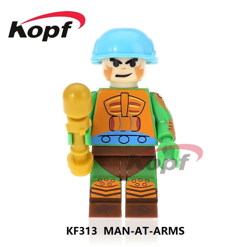 KF313 50Pcs No Box 50 шт. KF8010 «Big Man» of the World Prj-Klops Mer-Man объем оперативной памяти-Man Faker он-человек емана, строительные блоки, игрушки для детей - Цвет: KF313 50Pcs No Box