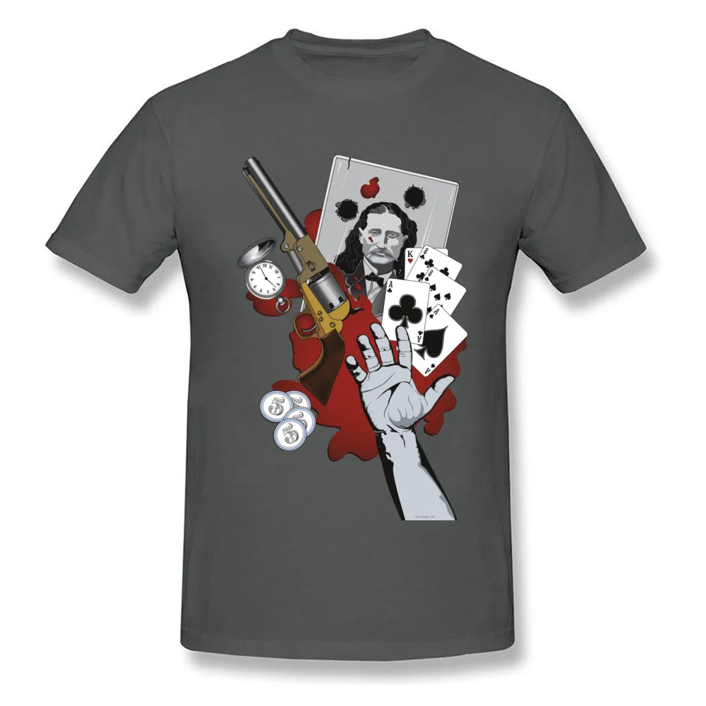 cosie Dead Mans Hand Men T-Shirt Funky Summer Short Sleeve Round Neck 100% Cotton Tops & Tees comfortable Tee Shirts Dead Mans Hand carbon