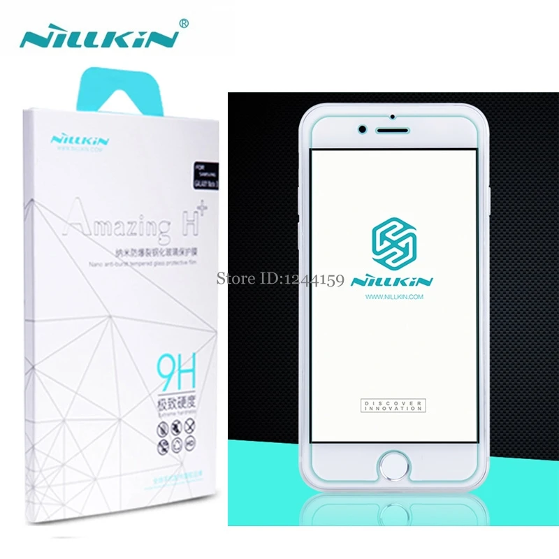 Kopen Voor iphone 8 8 Plus Gehard Glas Nillkin Verbazingwekkende H + Screen Protector Anti Explosie 2.5D Beschermende Film voor iphone 7 plus