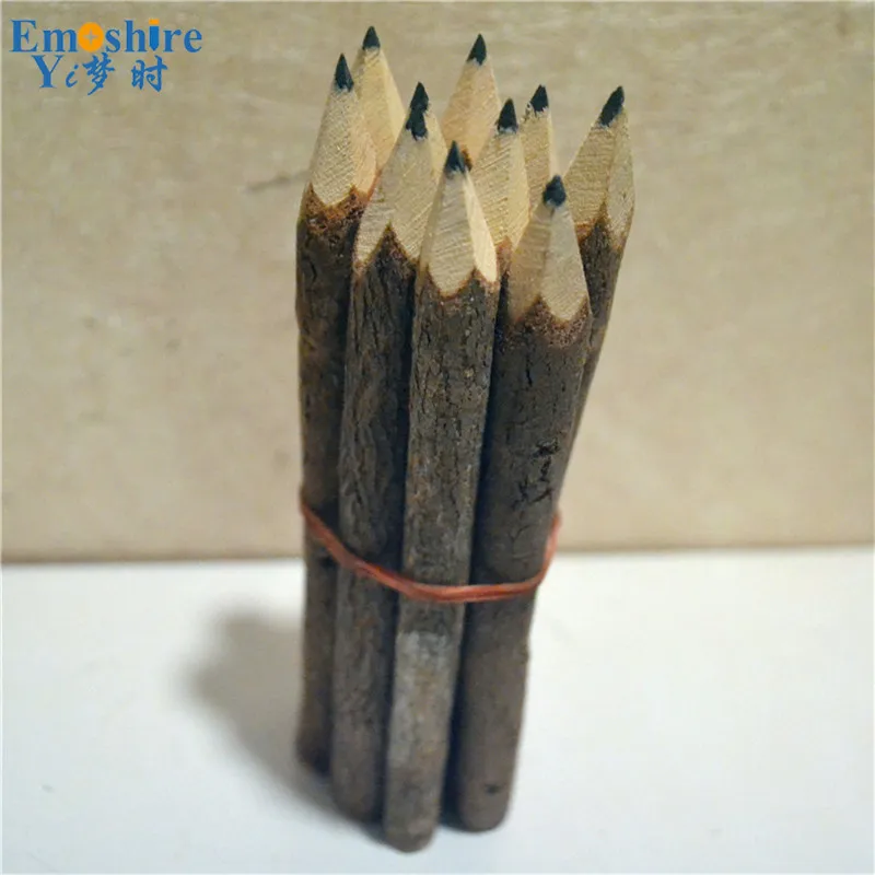 Emoshire Southeast Asian style decorations small gifts Thai handmade wood pencil decoration point crayon black color personality (7)