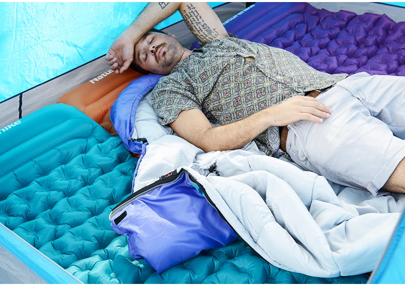 Naturehike надувной коврик для сна Сверхлегкий Ручной пресс надувной тент надувной матрас портативный Открытый коврик для кемпинга
