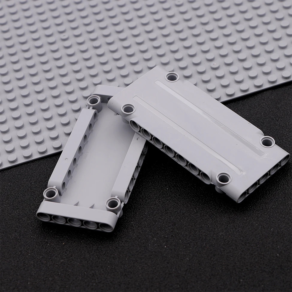 

LegoINGlys Technic Parts Panels Plate 1x5x11 Studless Flat Bricks Creator Train Car Compatible Technic Building Blocks Toys Bulk