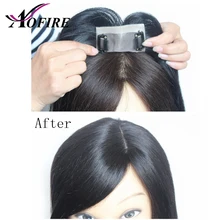 10 см* 7 см размер человеческие волосы для женщин и мужчин Предварительно выщипанные 8-12 бразильские волосы remy отбеленные узлы с зажимами