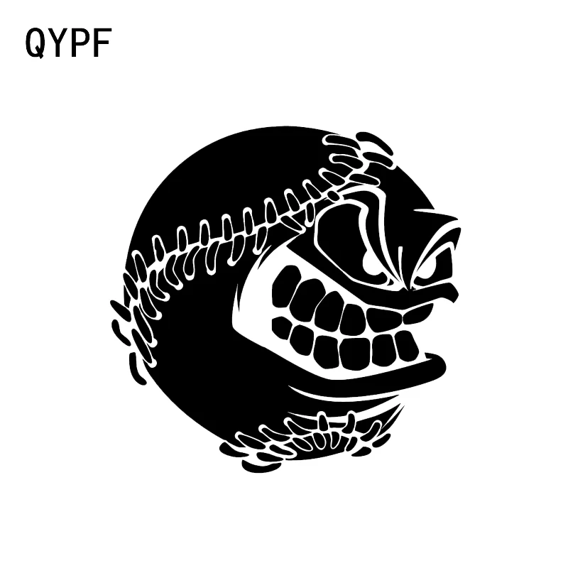 Милые Мультяшные бейсбольные стикеры QYPF 12 4*12 2 см для стайлинга автомобиля