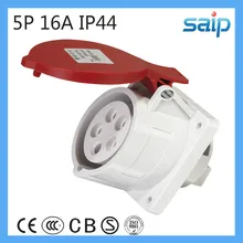 Saip/«Saipwell» промышленный вилка низкого напряжения и розетка 400 В 16А 5 pin(SP1385