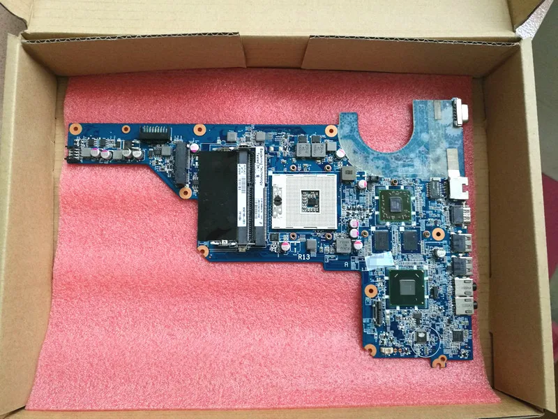 Подходит для материнской платы ноутбука HP Pavilion G4 G6 G7 636375-001 DA0R13MB6E0 HM65 HD6470 1 Гб |