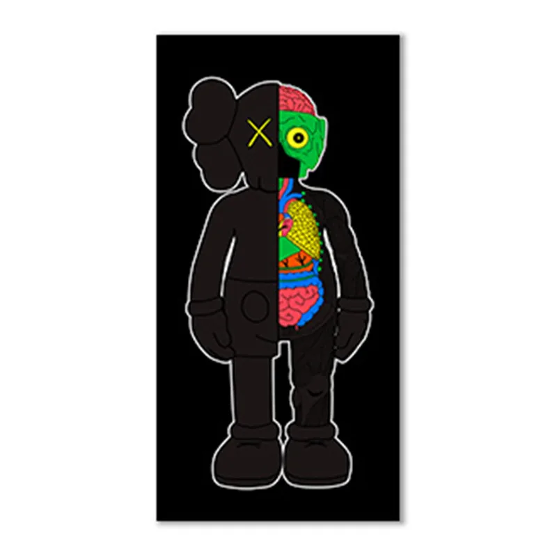 

Harbour City KAWS Doll Washcloth Sesame Street Sports Towel OriginalFake Running A Fitness Absorbent Towels Gift R884