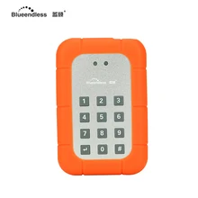 Внешний жесткий диск 2 ТБ шифрования внешний HDD USB жесткого диска SATA жесткий диск высокой безопасный пароль дизайн 2.5 дюймов hdd диск случае