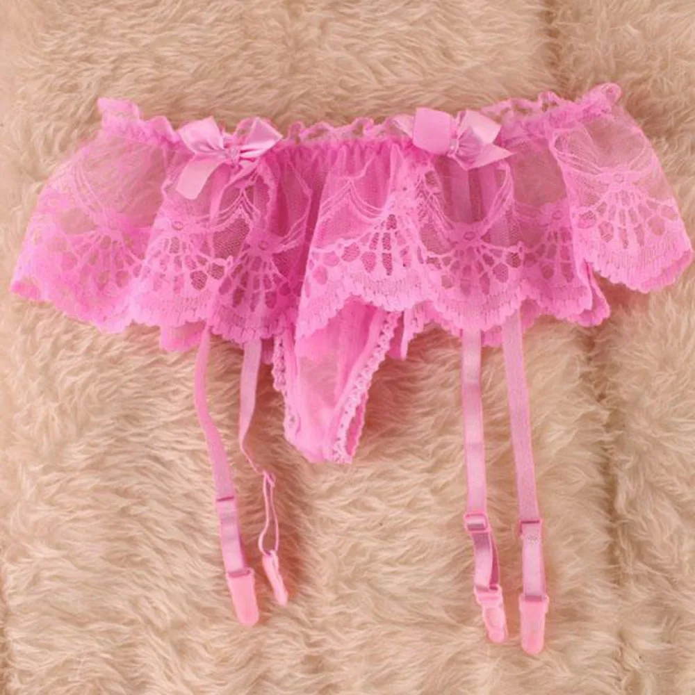 

Suspender G-String Fit Stocking Garter Belt Sexy lingerie Women Girls Lace