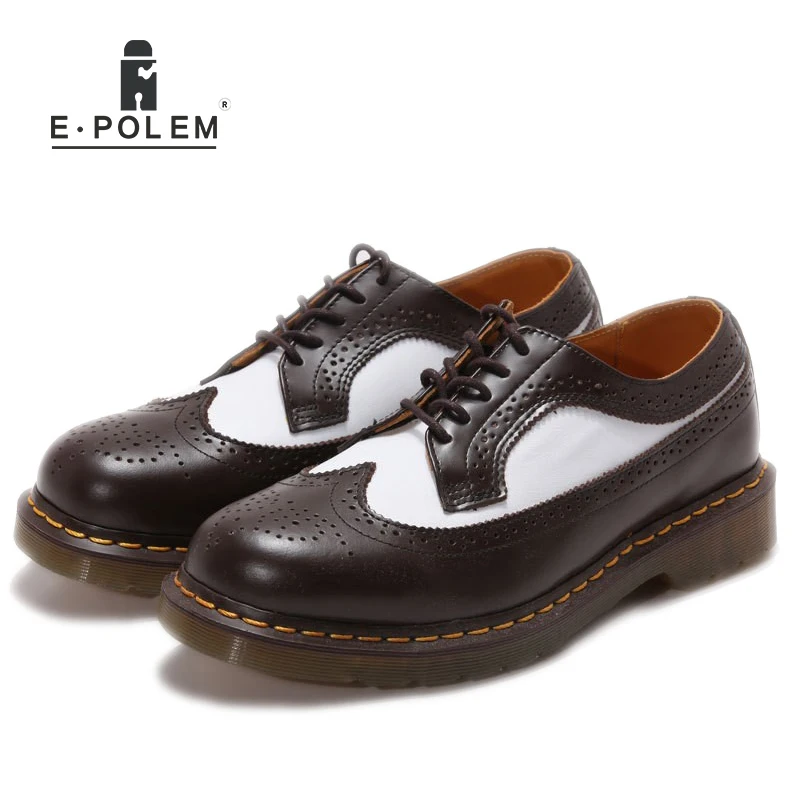 

Genuine Leather Shoes Men Brogue Oxford Shoes Breathable England 2017 Spring Autumn Mens Fashion Wedding Dress Shoes