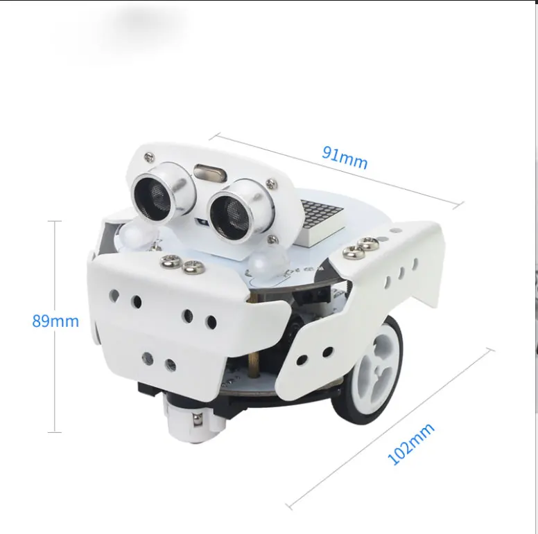 Светодиодная лампа DIY Scratch Programming Robot Car различные формы креативное образование