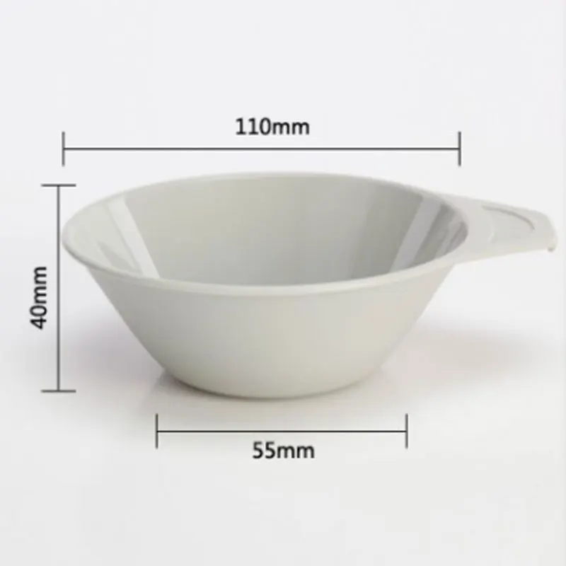 Pp portátil al aire libre Camping vajilla Picnic Camping Bowl contenedor de alimentos fideos tazones naranja/gris
