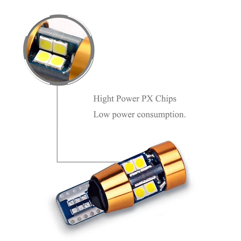 BOAOSI 10x Автомобильный светодиодный T10 194 W5W Canbus 19 SMD 3030 без ошибок T10 светодиодный лампочка для парковки авто универсальные лампы для чтения 12 В