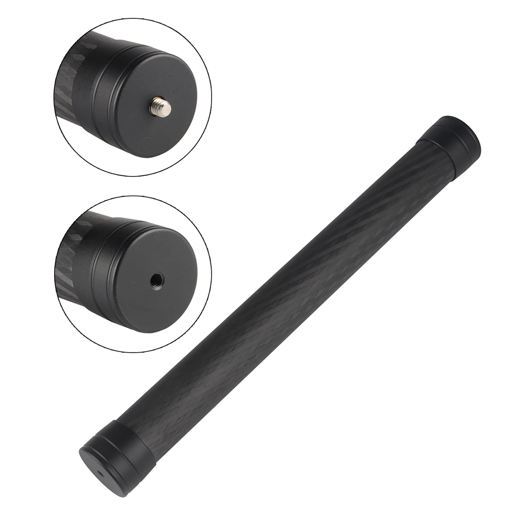 B Blesiya 14.2 inch Carbon Pole Extension Rod Monopod 1//4/'/' Thread Compatible for DJI RS2 RSC2 Ronin SC