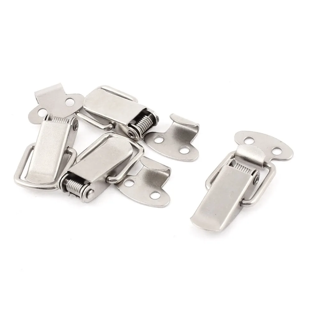 

Suitcase Chest Tool Boxes Metal Spring Loaded Toggle Latch Hasp Lock Locking 4pcs Hasps & Locks