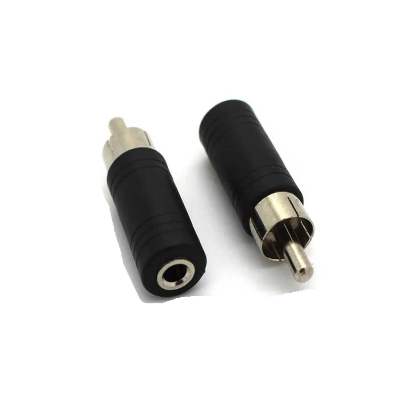 RCA Phono Plug To 3.5mm Mono Female Jack Male Audio Connector | Электроника