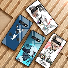 De carreras. racer Lewis Hamilton 44 funda de vidrio templado para teléfono para Samsung Galaxy S8 S9 S10 más A6 A6S A8 A8S J6 J8 2018 Nota 8