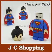 Real F U LL емкость карту флэш-памяти с интерфейсом USB Superman мультфильм привод Memory 2 ГБ 4 ГБ U диск 8 GB 16 ГБ 32 ГБ накопитель флешки