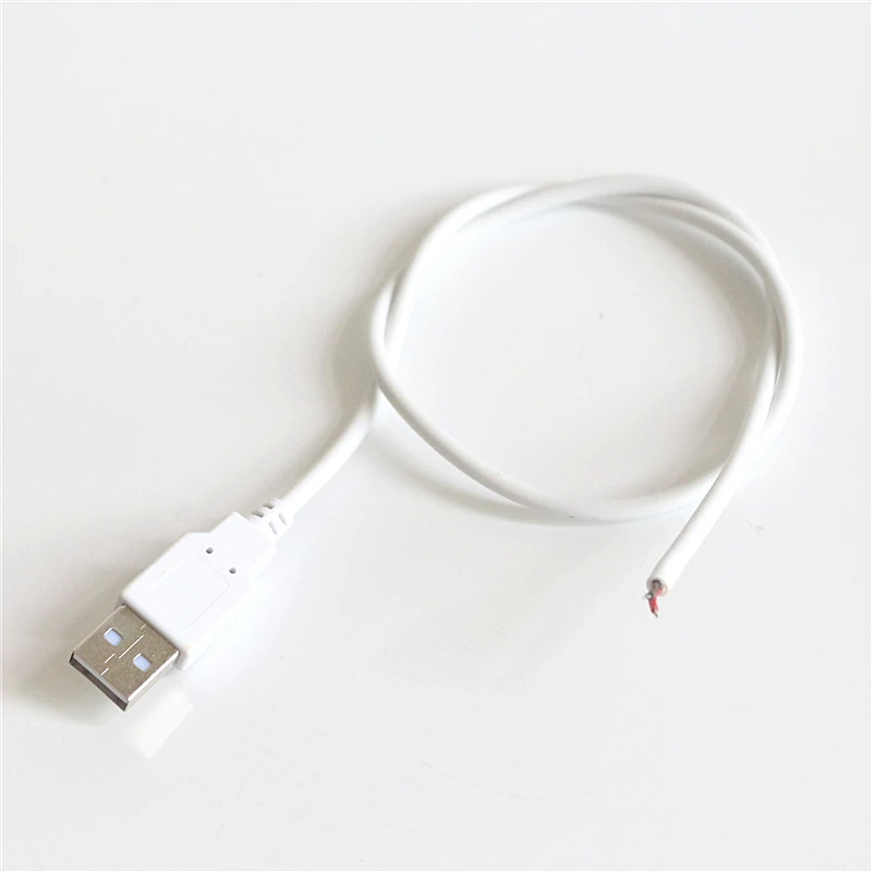 1 шт. 0,5 м 1 м 5 В 2Pin провод, usb-кабель луженый медный разъем с разъемом типа штепсельная Вилка для USB одноцветная Светодиодная лента 1 шт. 0,5 м 1 м 5 В 2Pin провод, usb-кабель луженый медный разъем с разъемом типа штепсельная Вилка для USB одноцветная Светодиодная лента